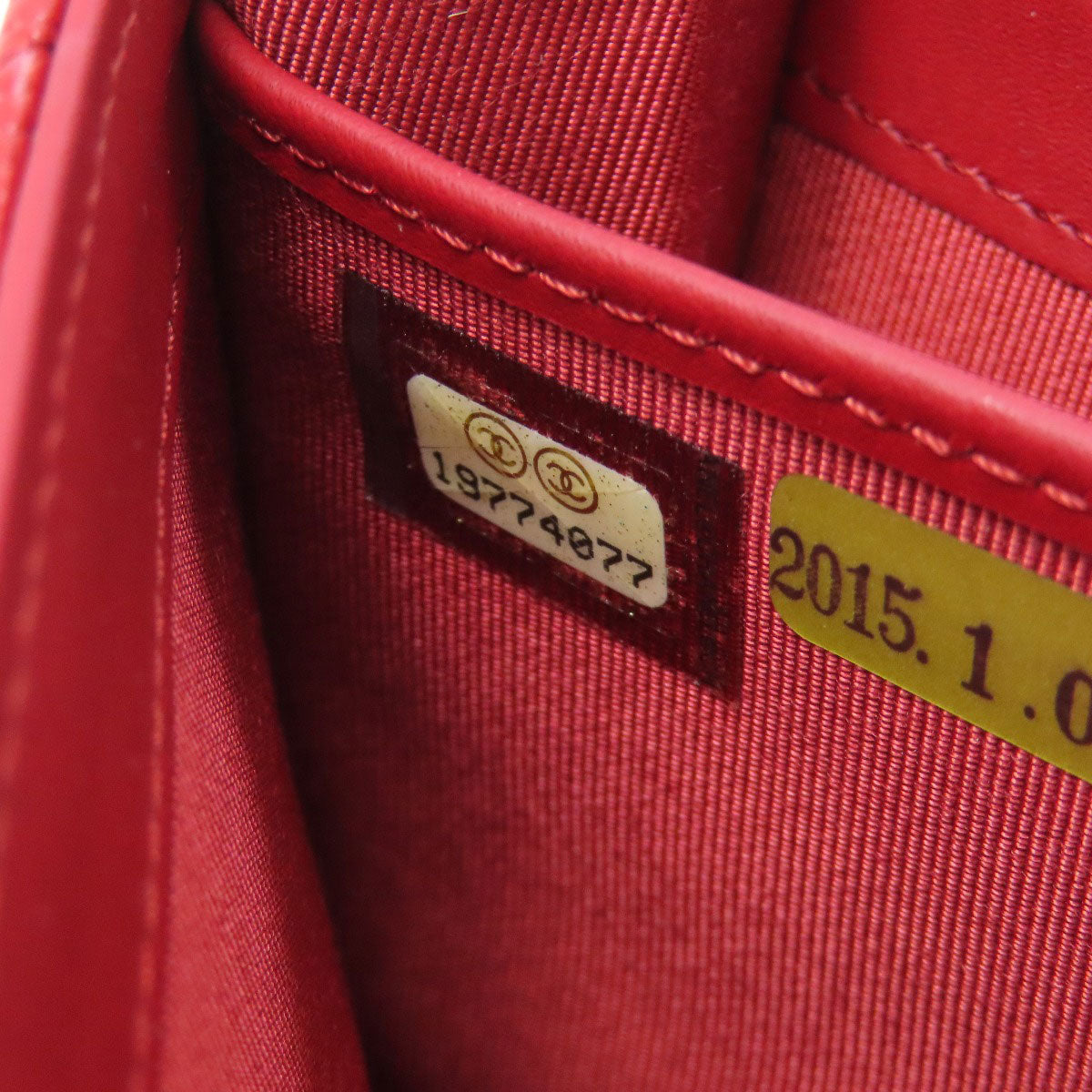 CHANEL COCO Mark Matelasse SilverHardware Long wallet (with coin pocket) Grained Calfskin Skin Ladies [Used]