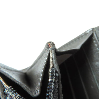 CHANEL COCO Mark Long wallet (with coin pocket) Grained Calfskin Skin Ladies [Used]