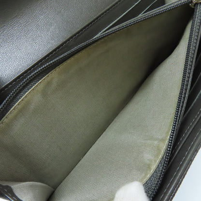 CHANEL COCO Mark Long wallet (with coin pocket) Grained Calfskin Skin Ladies [Used]