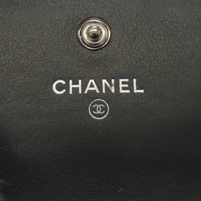 CHANEL COCO Mark Long wallet (with coin pocket) Grained Calfskin Skin Ladies [Used]