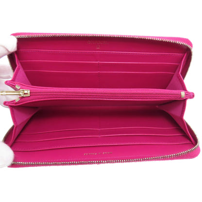 CHANEL Matelasse COCO Mark SilverHardware Long wallet (with coin pocket) Grained Calfskin Skin Ladies [Used]