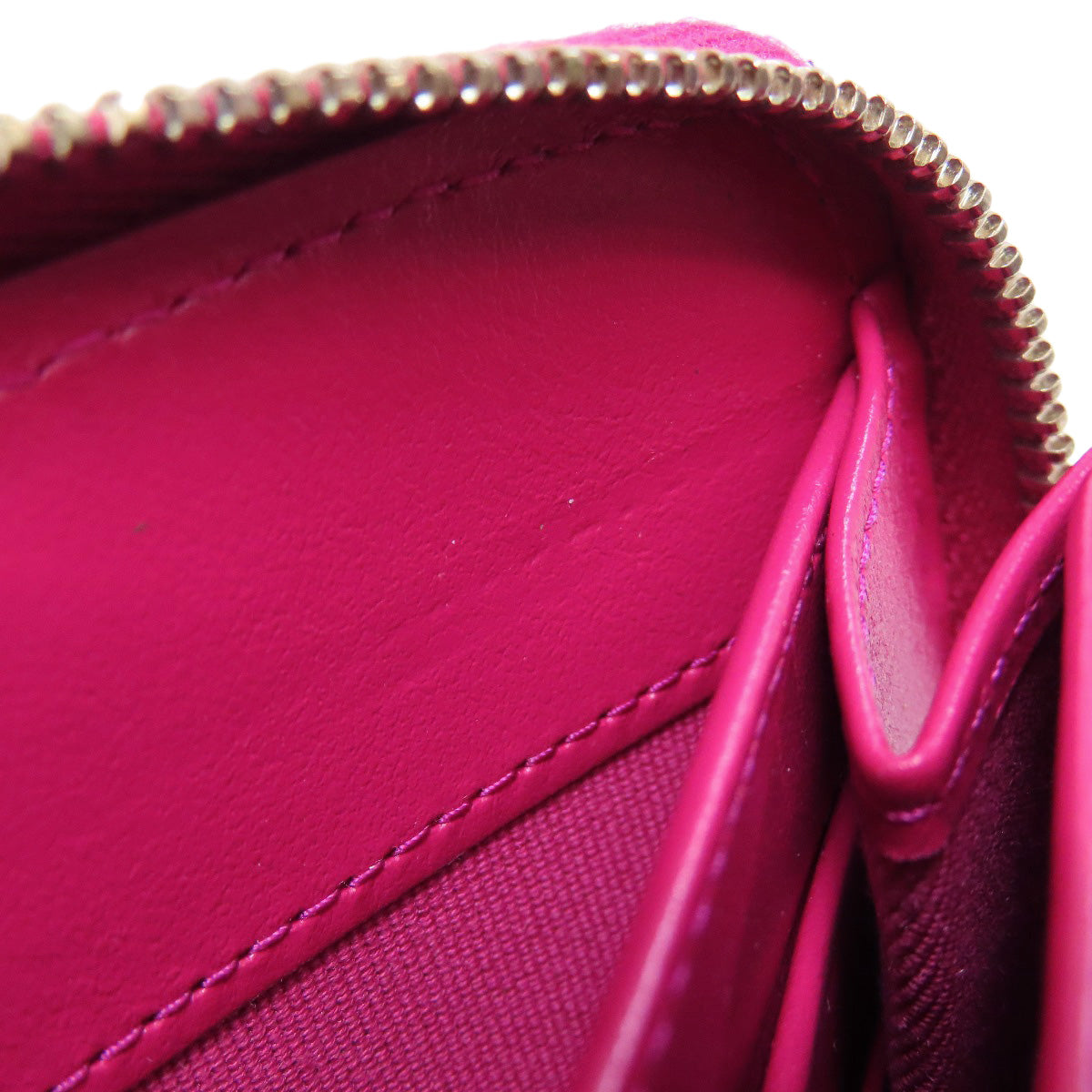 CHANEL Matelasse COCO Mark SilverHardware Long wallet (with coin pocket) Grained Calfskin Skin Ladies [Used]