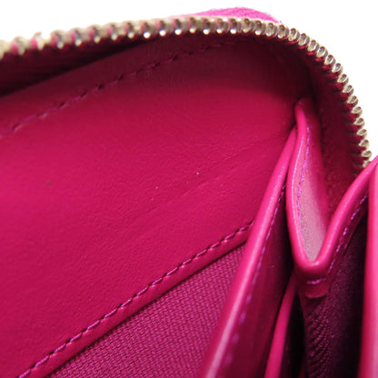 CHANEL Matelasse COCO Mark SilverHardware Long wallet (with coin pocket) Grained Calfskin Skin Ladies [Used]