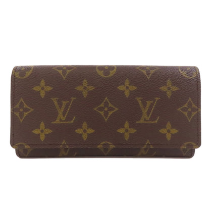 LOUIS VUITTON Porto Cult Credit Long wallet (no coin pocket) Monogram canvas Ladies [Used]