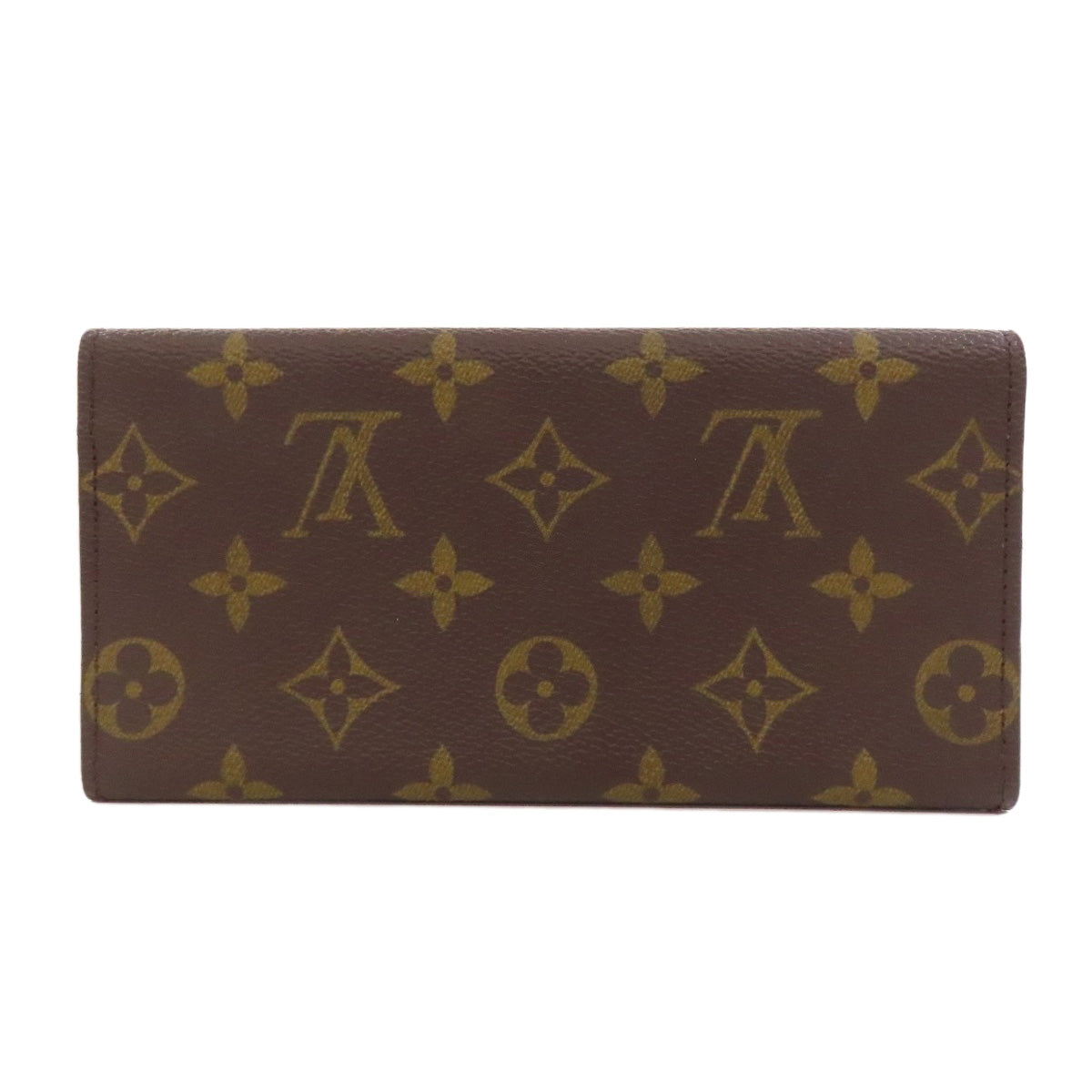 LOUIS VUITTON Porto Cult Credit Long wallet (no coin pocket) Monogram canvas Ladies [Used]