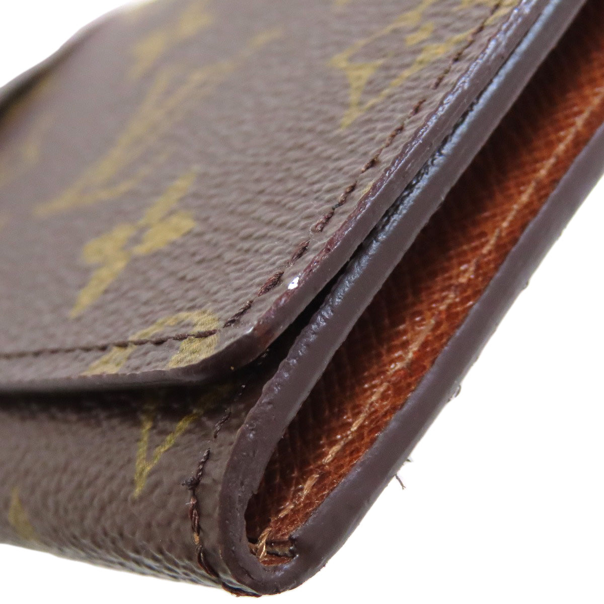 LOUIS VUITTON Porto Cult Credit Long wallet (no coin pocket) Monogram canvas Ladies [Used]