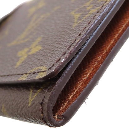 LOUIS VUITTON Porto Cult Credit Long wallet (no coin pocket) Monogram canvas Ladies [Used]