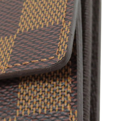 LOUIS VUITTON N61734 Portefeiulle Â· Sarah old Long wallet (with coin pocket) Damier canvas Ladies [Used]