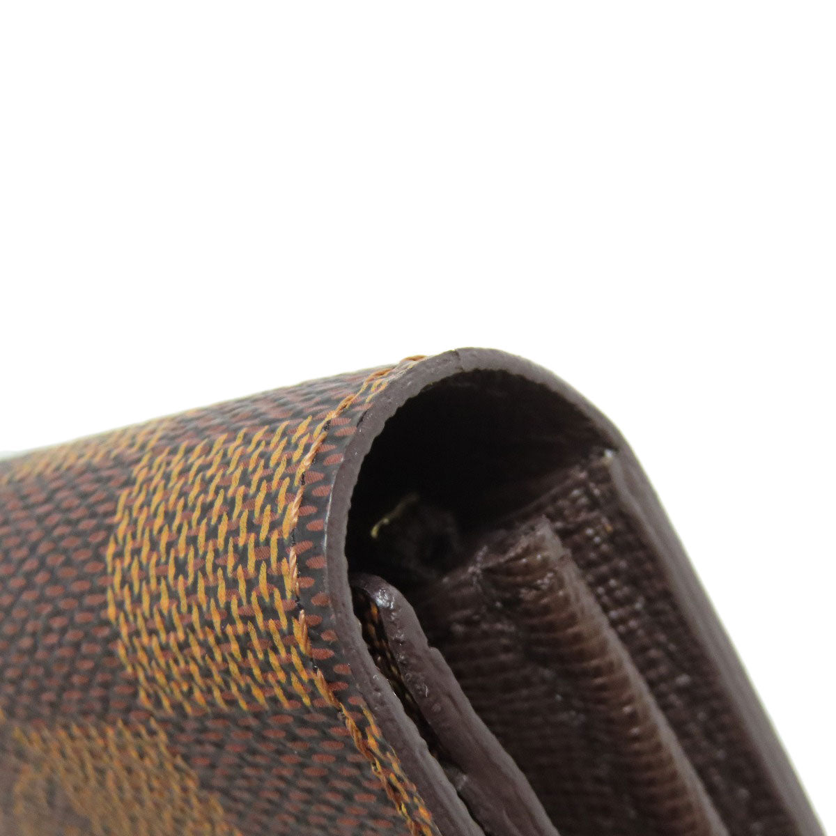 LOUIS VUITTON N61734 Portefeiulle Â· Sarah old Long wallet (with coin pocket) Damier canvas Ladies [Used]