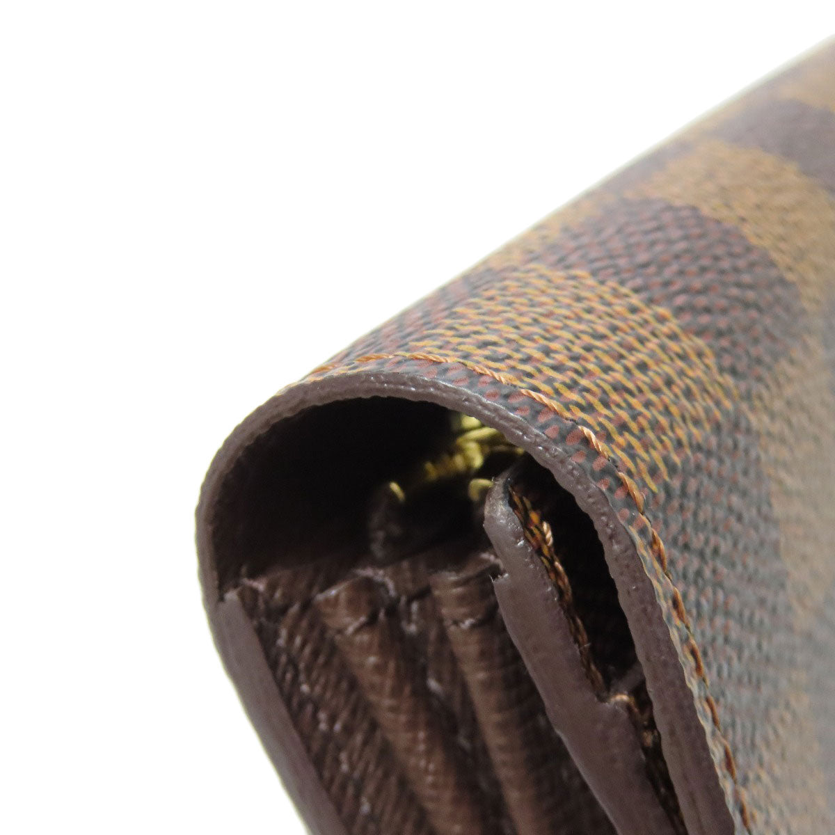 LOUIS VUITTON N61734 Portefeiulle Â· Sarah old Long wallet (with coin pocket) Damier canvas Ladies [Used]