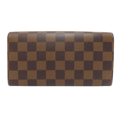 LOUIS VUITTON N61734 Portefeiulle Â· Sarah old Long wallet (with coin pocket) Damier canvas Ladies [Used]