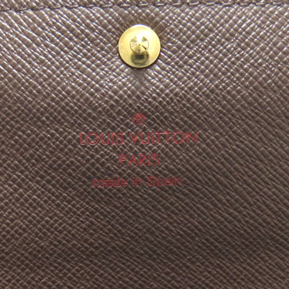 LOUIS VUITTON N61734 Portefeiulle Â· Sarah old Long wallet (with coin pocket) Damier canvas Ladies [Used]