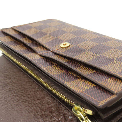 LOUIS VUITTON N61734 Portefeiulle Â· Sarah old Long wallet (with coin pocket) Damier canvas Ladies [Used]