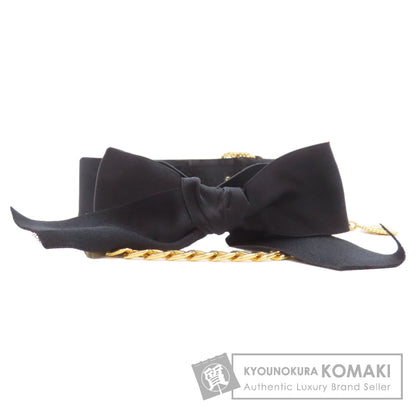 CHANEL ribbon belt Satin mens [Used]