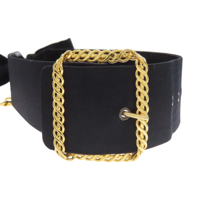 CHANEL ribbon belt Satin mens [Used]