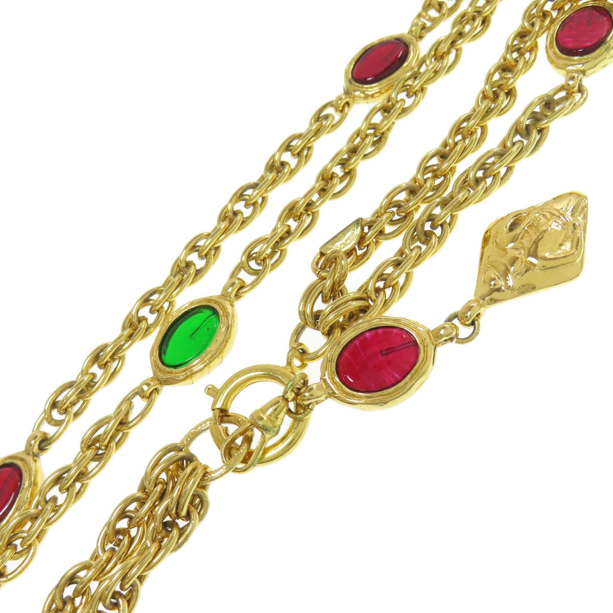 CHANEL Gripoa Necklace Gold Plated Ladies [Used]