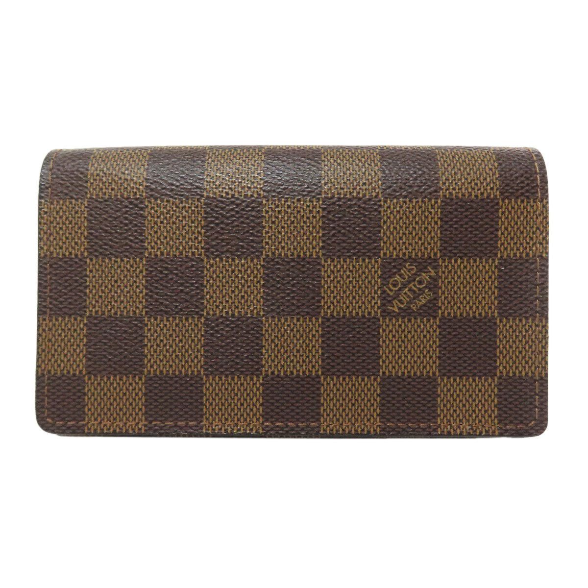 LOUIS VUITTON N61736 Portefeiulle ã» Tresol Bifold Wallet with Coin Pocket Damier canvas Ladies [Used]