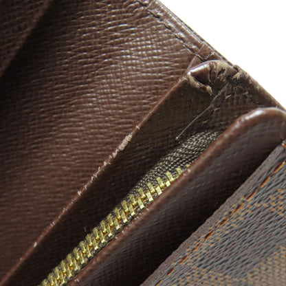 LOUIS VUITTON N61736 Portefeiulle ã» Tresol Bifold Wallet with Coin Pocket Damier canvas Ladies [Used]