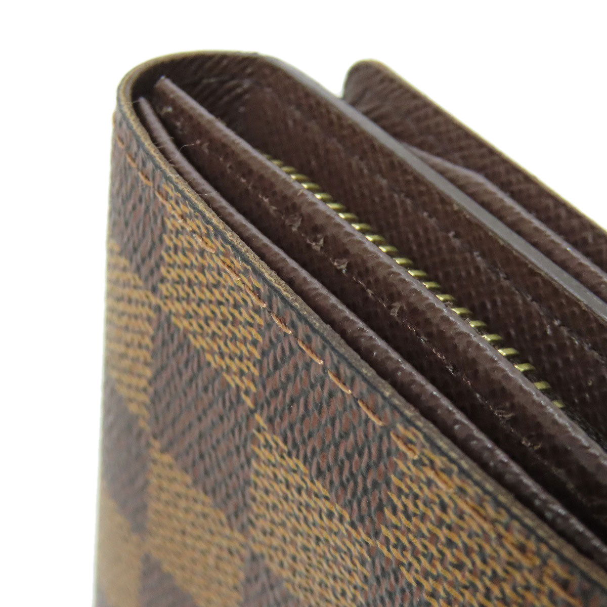 LOUIS VUITTON N61736 Portefeiulle ã» Tresol Bifold Wallet with Coin Pocket Damier canvas Ladies [Used]