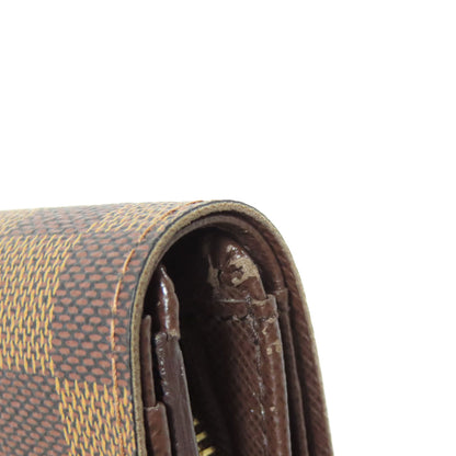 LOUIS VUITTON N61736 Portefeiulle ã» Tresol Bifold Wallet with Coin Pocket Damier canvas Ladies [Used]