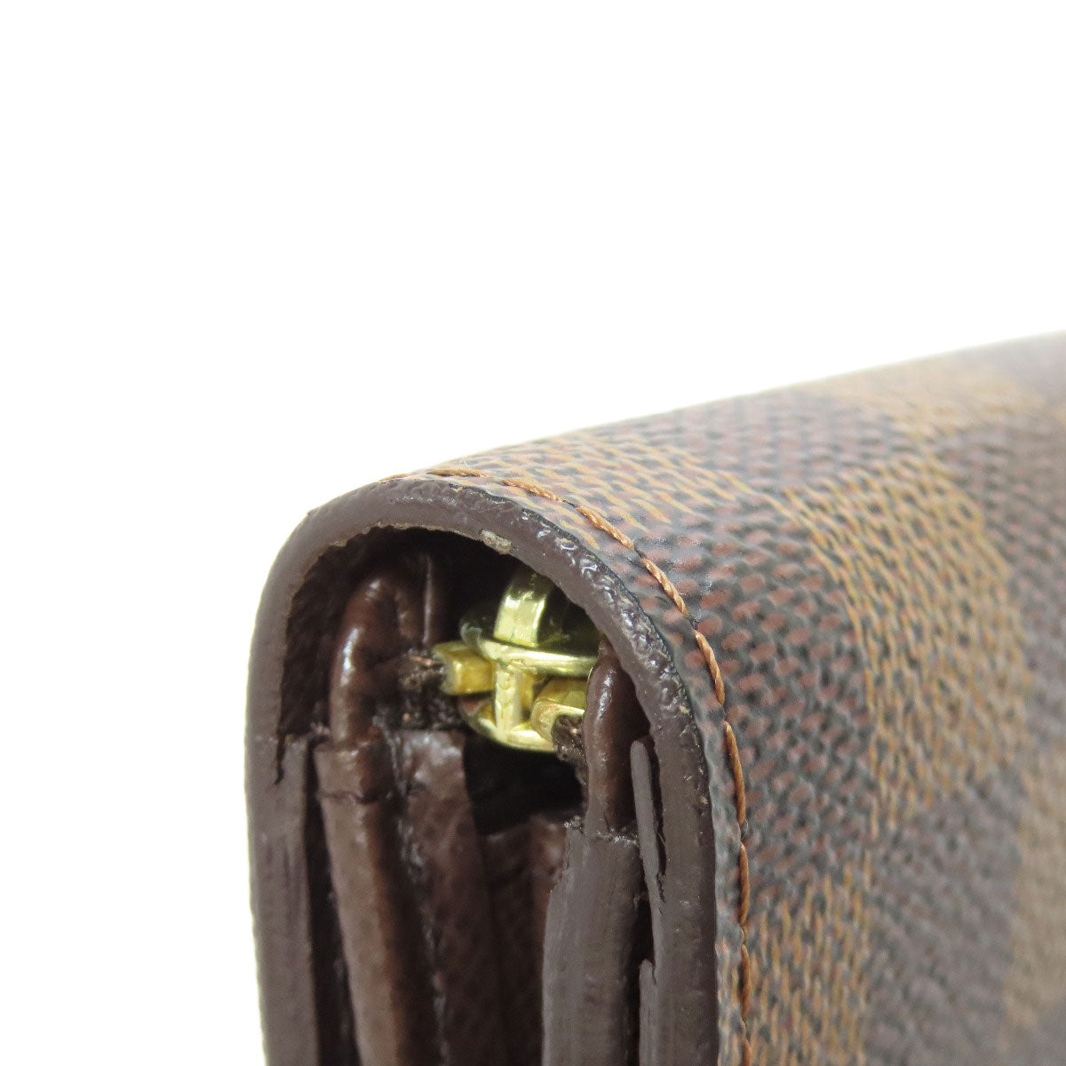 LOUIS VUITTON N61736 Portefeiulle ã» Tresol Bifold Wallet with Coin Pocket Damier canvas Ladies [Used]