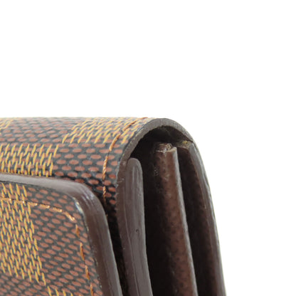 LOUIS VUITTON N61736 Portefeiulle ã» Tresol Bifold Wallet with Coin Pocket Damier canvas Ladies [Used]