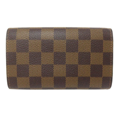 LOUIS VUITTON N61736 Portefeiulle ã» Tresol Bifold Wallet with Coin Pocket Damier canvas Ladies [Used]