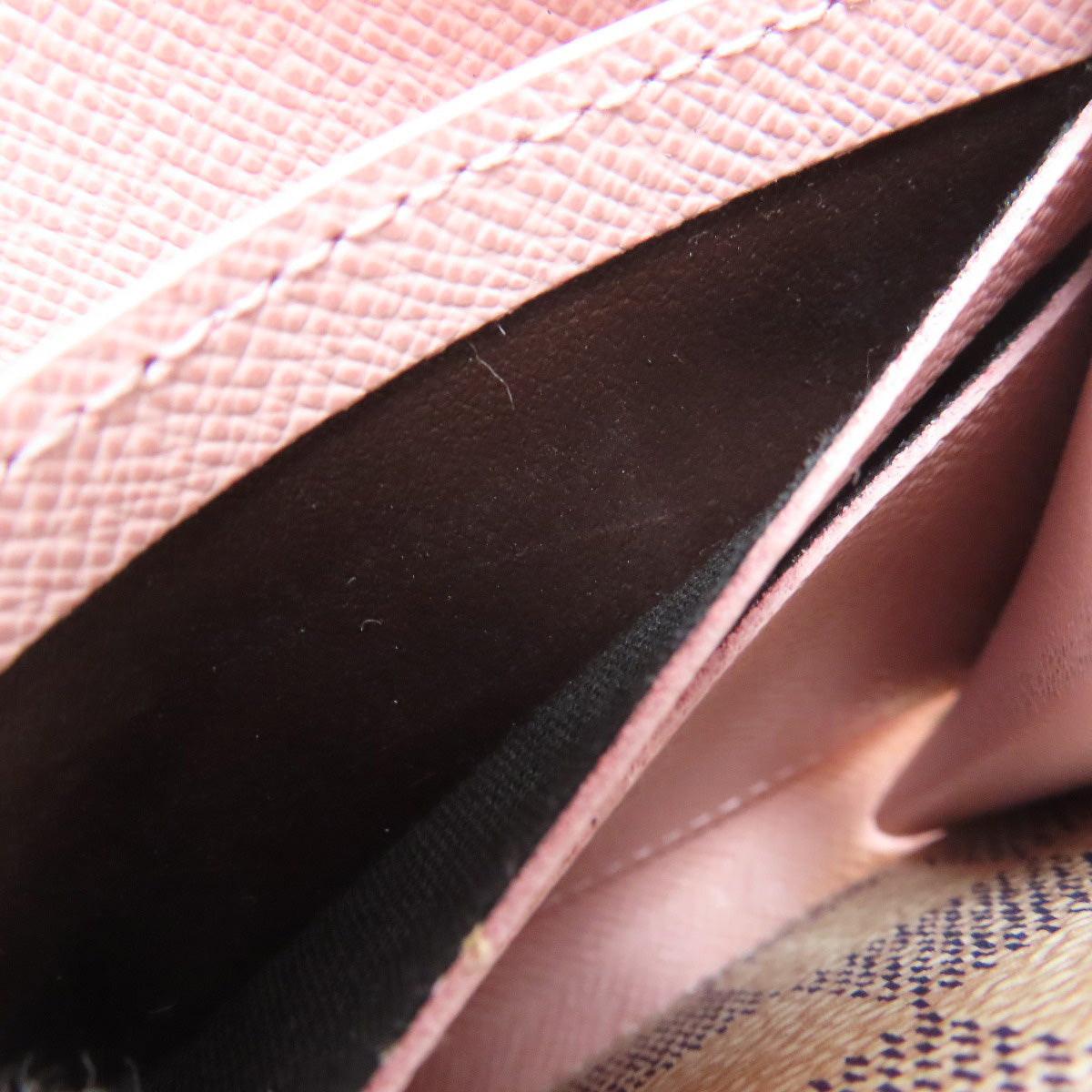 LOUIS VUITTON N61264 Portefeiulle・Clemence Long wallet (with coin pocket) Damier canvas Ladies [Used]