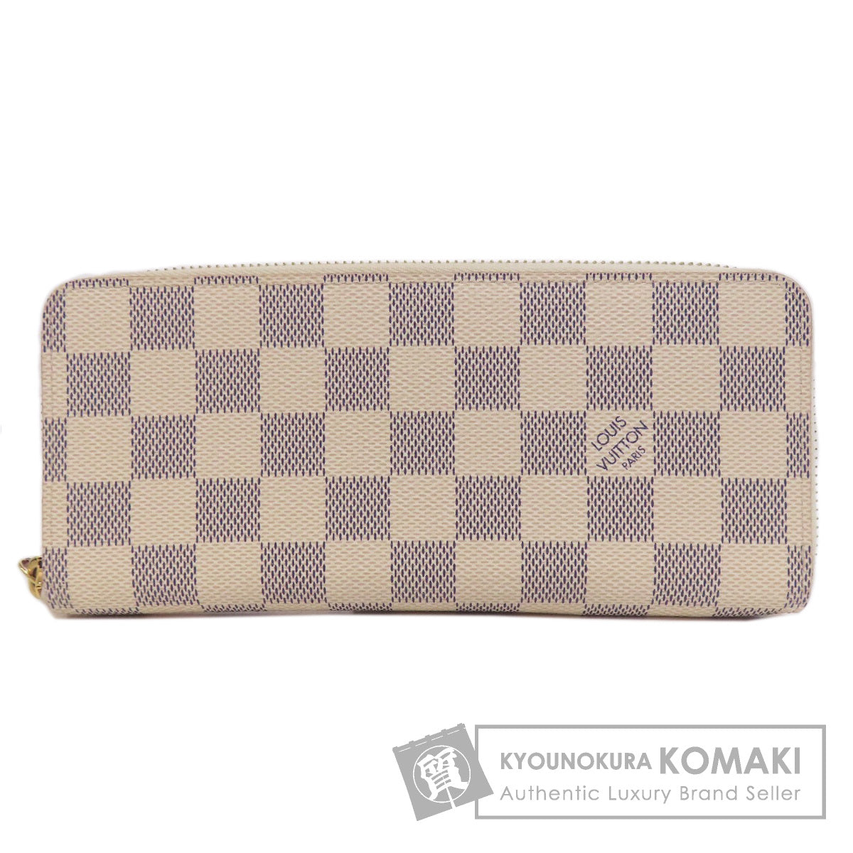 LOUIS VUITTON N61264 Portefeiulle・Clemence Long wallet (with coin pocket) Damier canvas Ladies [Used]