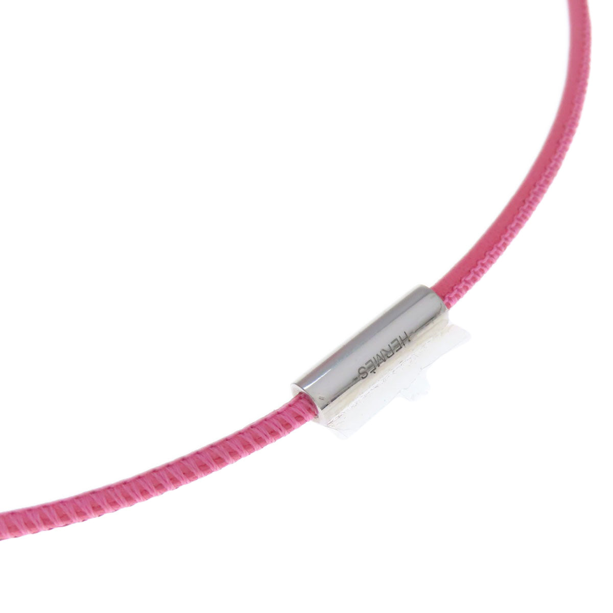 HERMES H Equip Pendant Necklace Buffalo horn Ladies [Used]