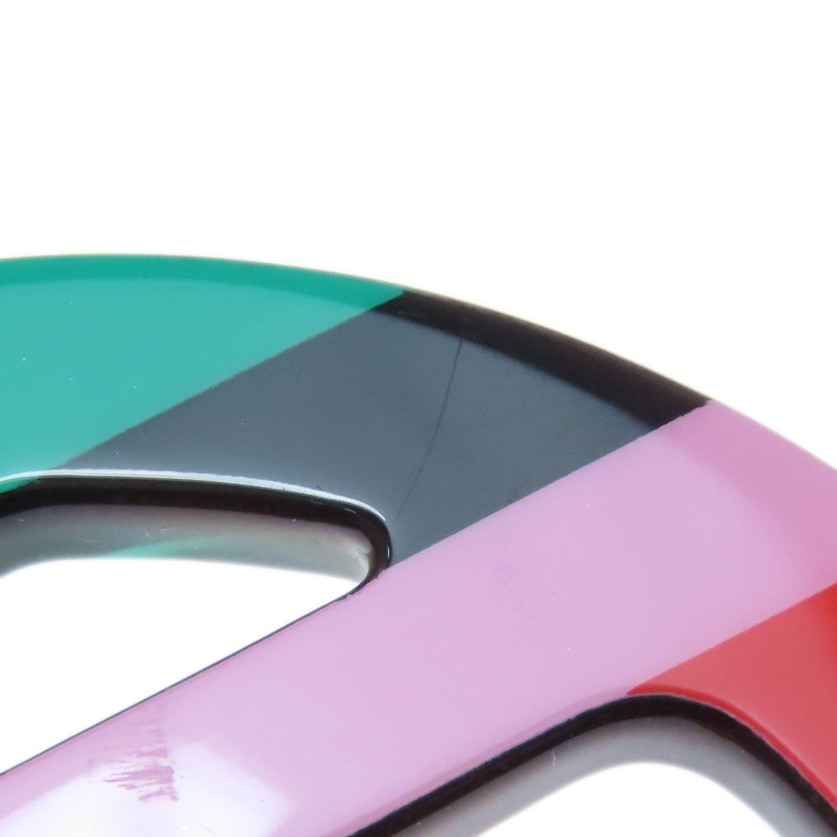 HERMES H Equip Pendant Necklace Buffalo horn Ladies [Used]