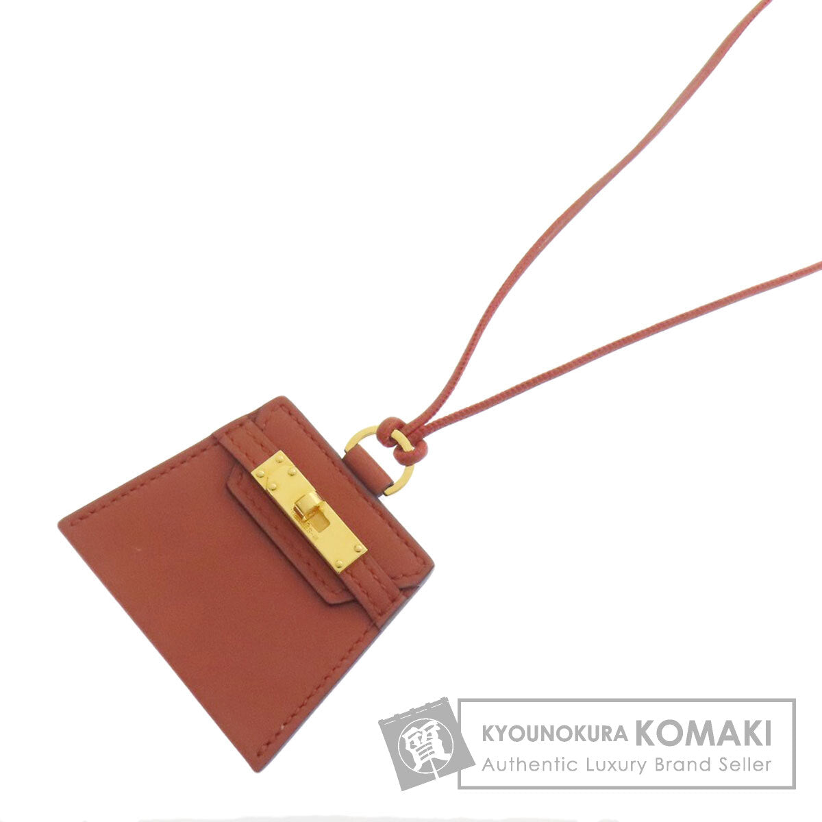 HERMES Kelly Necklace Necklace Calf Ladies [Used]