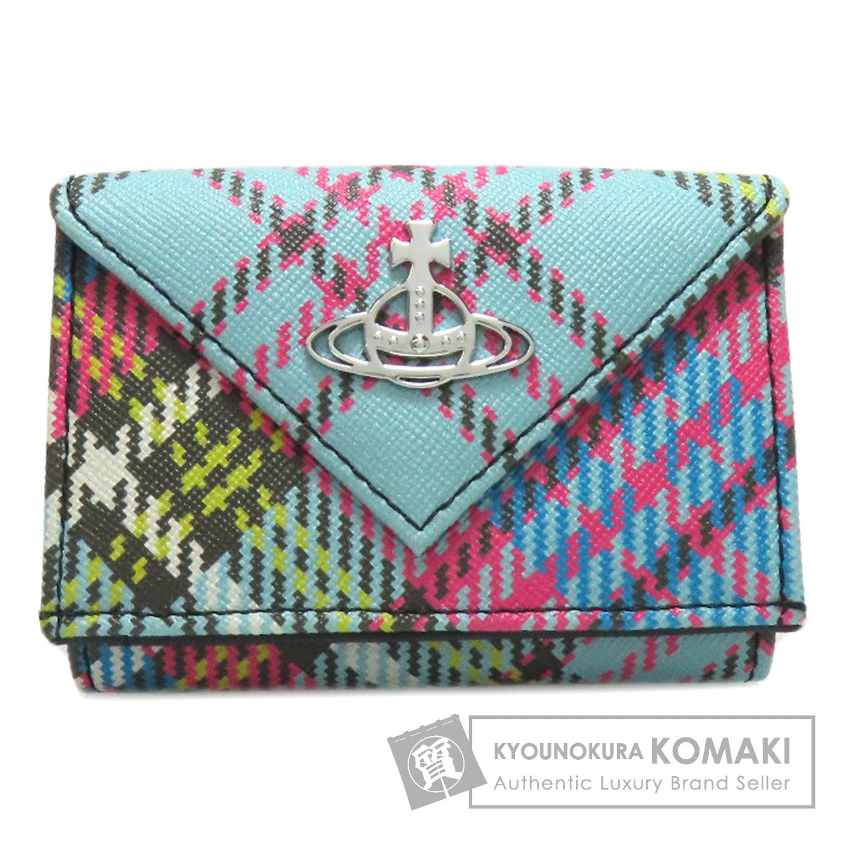 Vivienne Westwood Compact wallet Bifold Wallet with Coin Pocket PVC Ladies [Used]