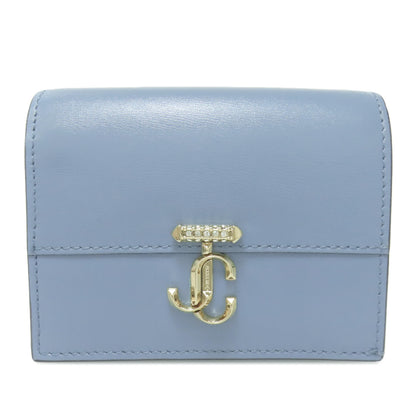 Jimmy Choo logo Bifold Wallet with Coin Pocket Calf Ladies [Used]