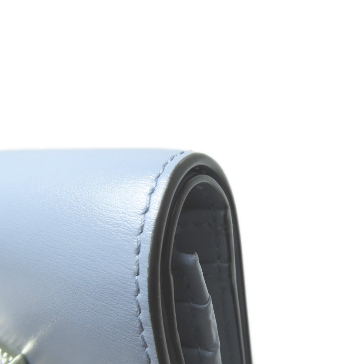 Jimmy Choo logo Bifold Wallet with Coin Pocket Calf Ladies [Used]