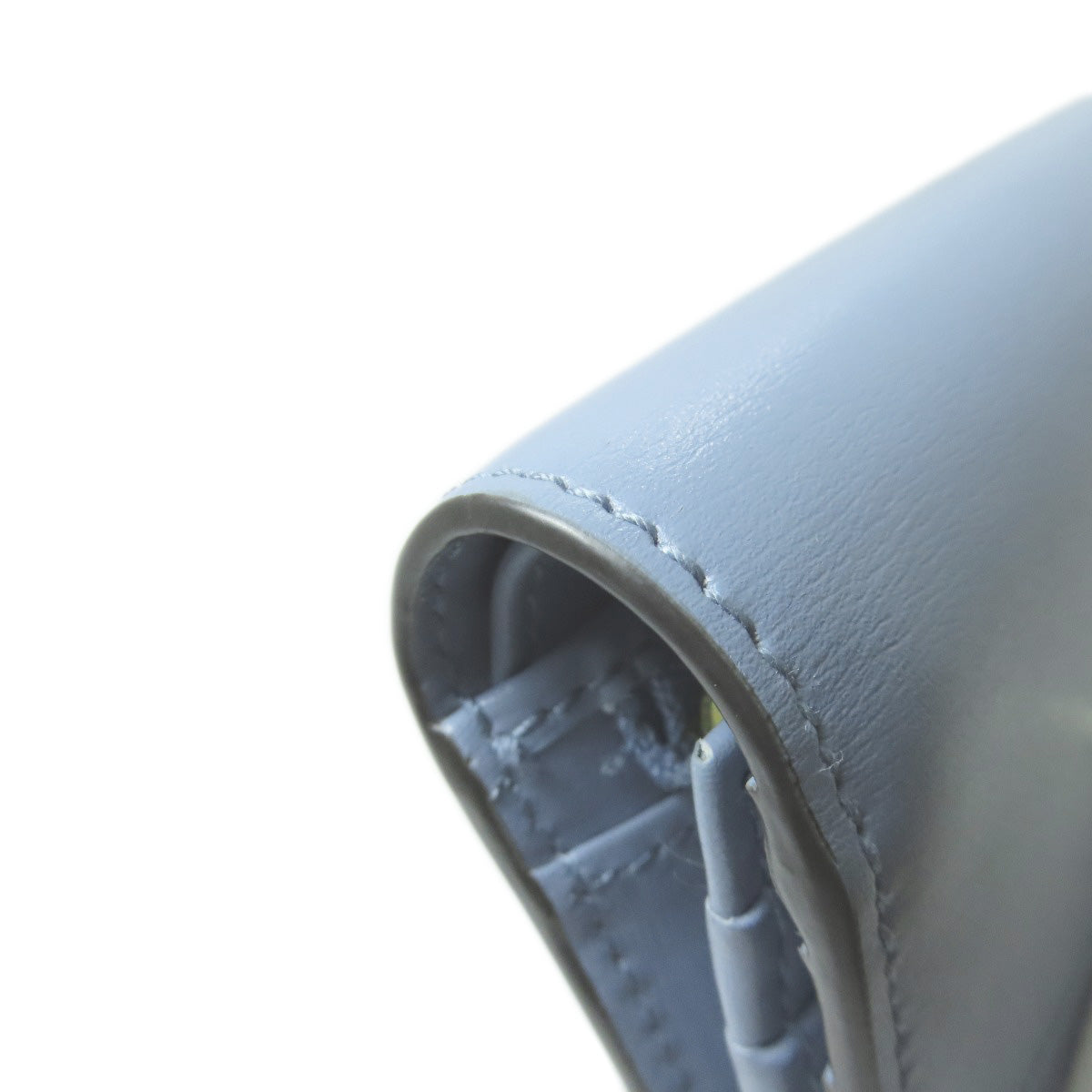 Jimmy Choo logo Bifold Wallet with Coin Pocket Calf Ladies [Used]