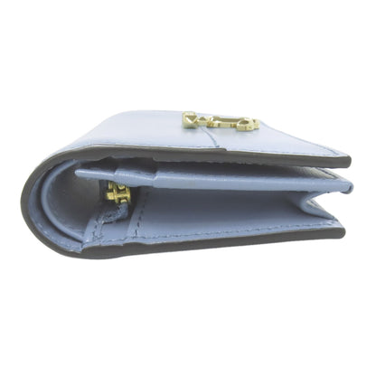 Jimmy Choo logo Bifold Wallet with Coin Pocket Calf Ladies [Used]