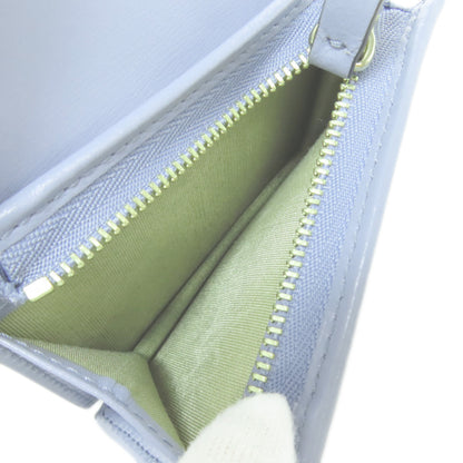 Jimmy Choo logo Bifold Wallet with Coin Pocket Calf Ladies [Used]