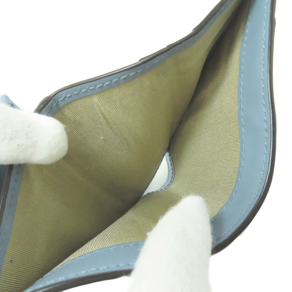 Jimmy Choo logo Bifold Wallet with Coin Pocket Calf Ladies [Used]