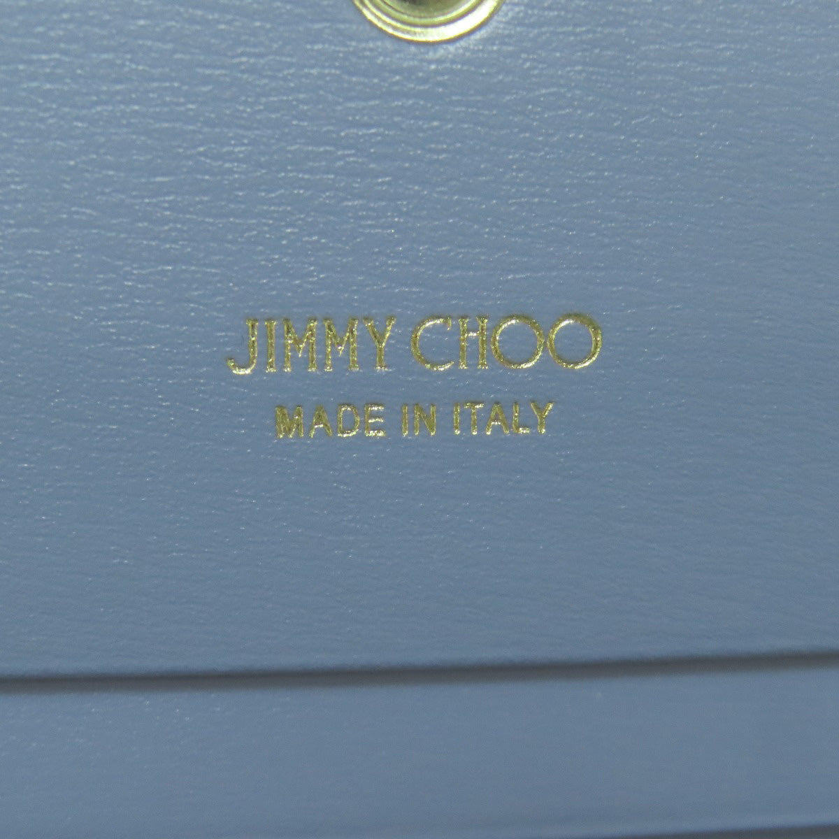 Jimmy Choo logo Bifold Wallet with Coin Pocket Calf Ladies [Used]