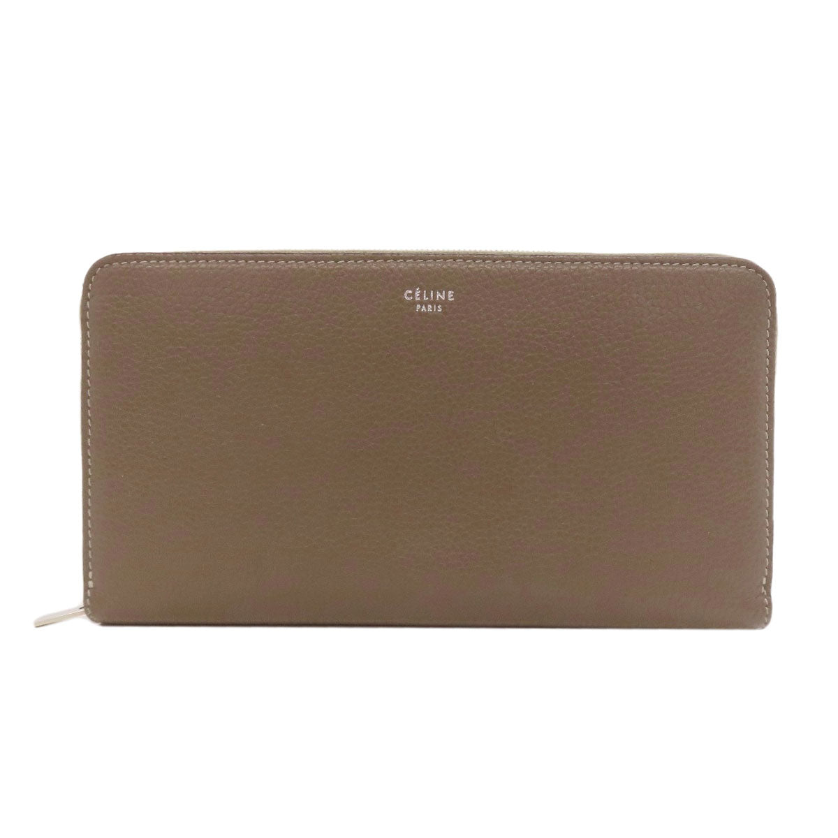 CELINE logo Long wallet (with coin pocket) Calf Ladies [Used]