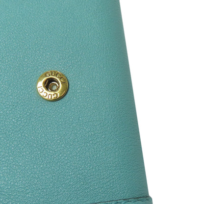 GUCCI 658633 Diana Bamboo Compact Wallet Bifold Wallet with Coin Pocket Calf Ladies [Used]