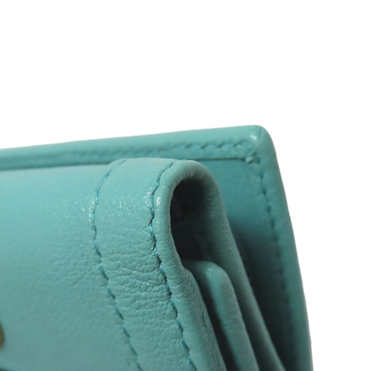 GUCCI 658633 Diana Bamboo Compact Wallet Bifold Wallet with Coin Pocket Calf Ladies [Used]