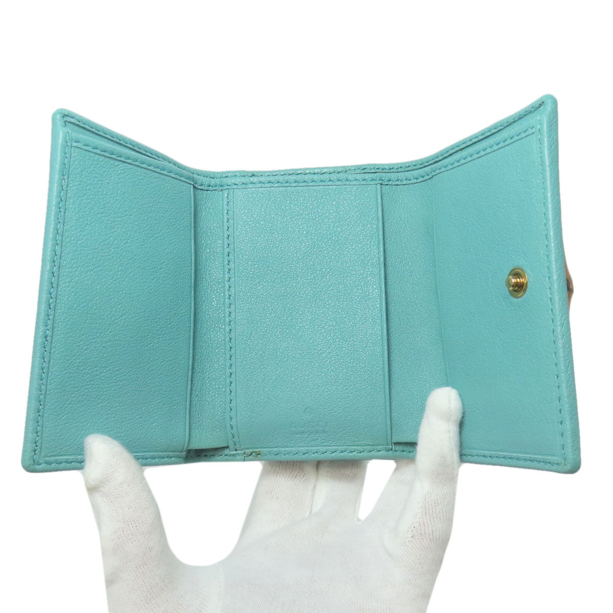 GUCCI 658633 Diana Bamboo Compact Wallet Bifold Wallet with Coin Pocket Calf Ladies [Used]