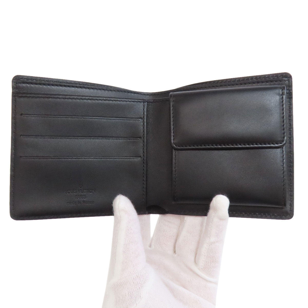 LOUIS VUITTON M85016 Portefeiulle・Marco Nomad Bifold Wallet with Coin Pocket Nomade Leather mens [Used]