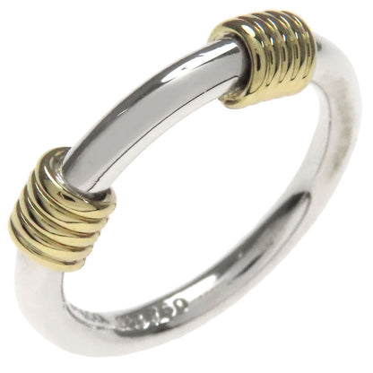 TIFFANY&Co. Bandwidth 2Wire Ring Silver 18K Yellow GoldLadies [Used]