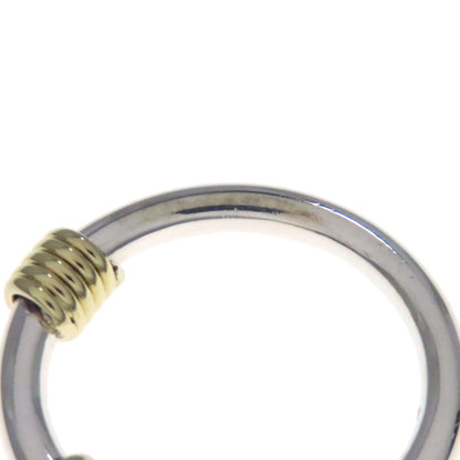 TIFFANY&Co. Bandwidth 2Wire Ring Silver 18K Yellow GoldLadies [Used]