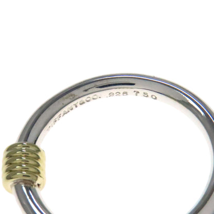 TIFFANY&Co. Bandwidth 2Wire Ring Silver 18K Yellow GoldLadies [Used]