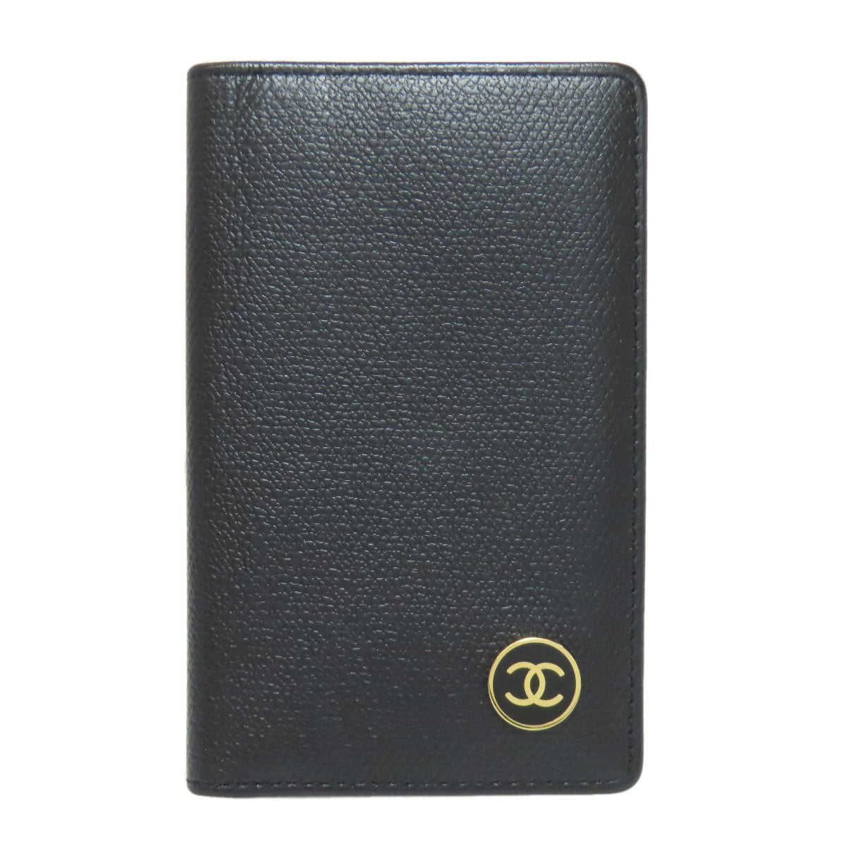 CHANEL COCO Button Card Case Calf Ladies [Used]