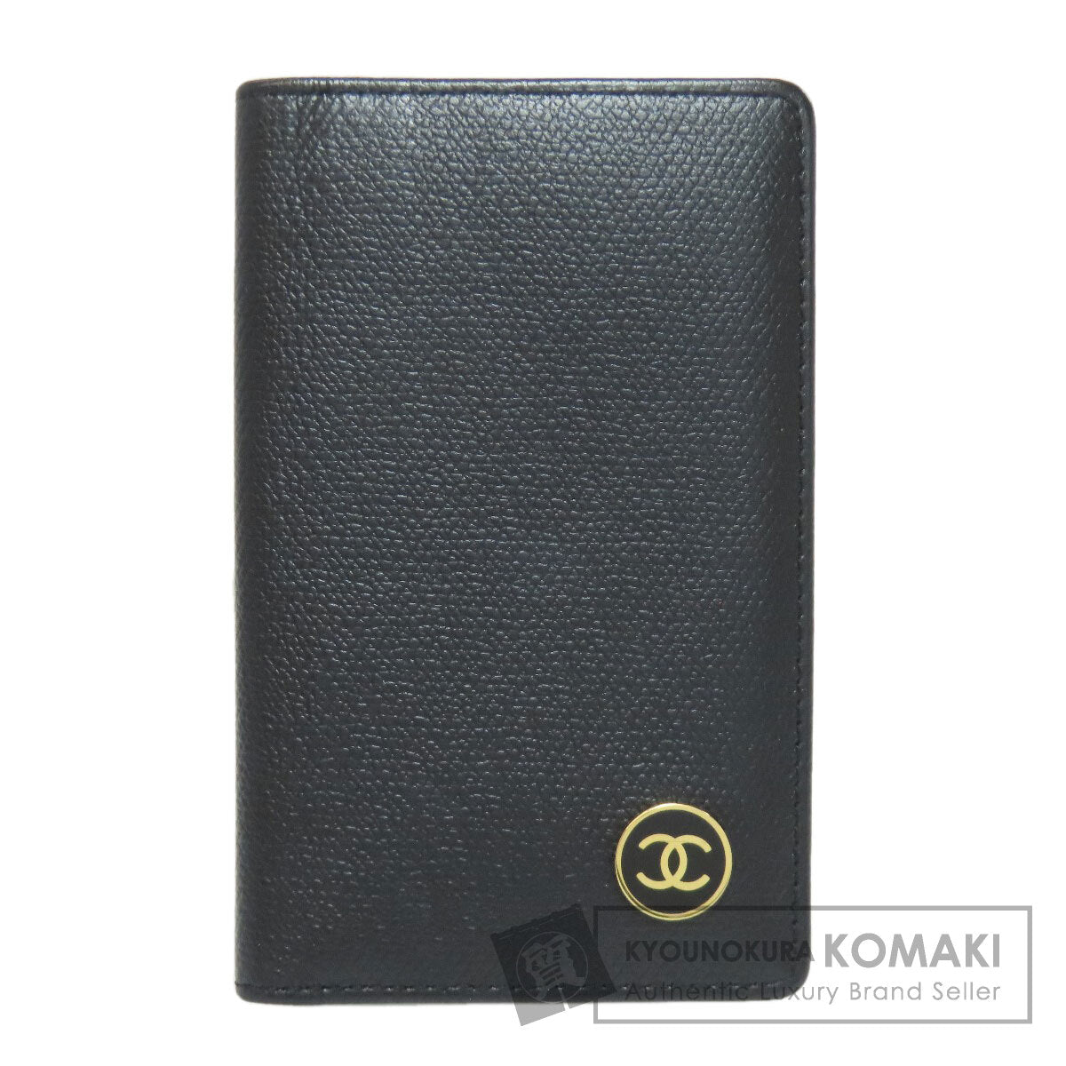 CHANEL COCO Button Card Case Calf Ladies [Used]